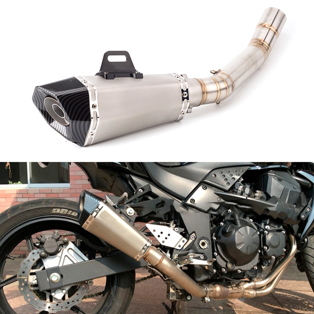 Tubo De Escape Da Motocicleta Modificado Silenciador Link Para Kawasaki Z750 Z800 Z1000