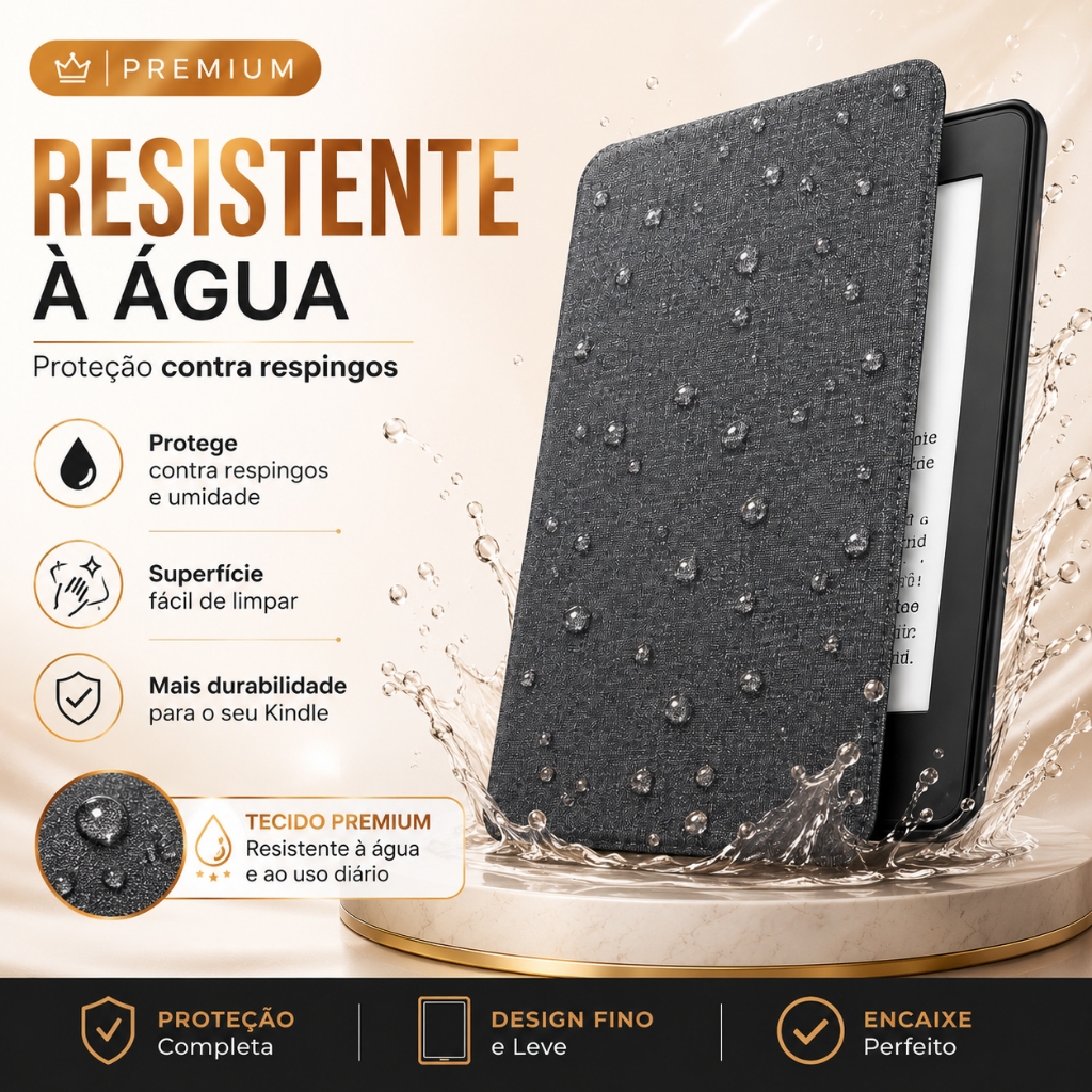 Capa Protetora Anti-Queda Soft TPU Transparente Para Kindle 2022 2024 2019 10a Geração 11a 6,0 Polegadas