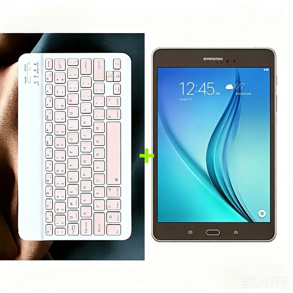 Samsung Galaxy Tab A SM-T350 Tablet PC 8 polegadas WiFi 4G versão de chamada teclado Bluetooth conjunto de quatro peças