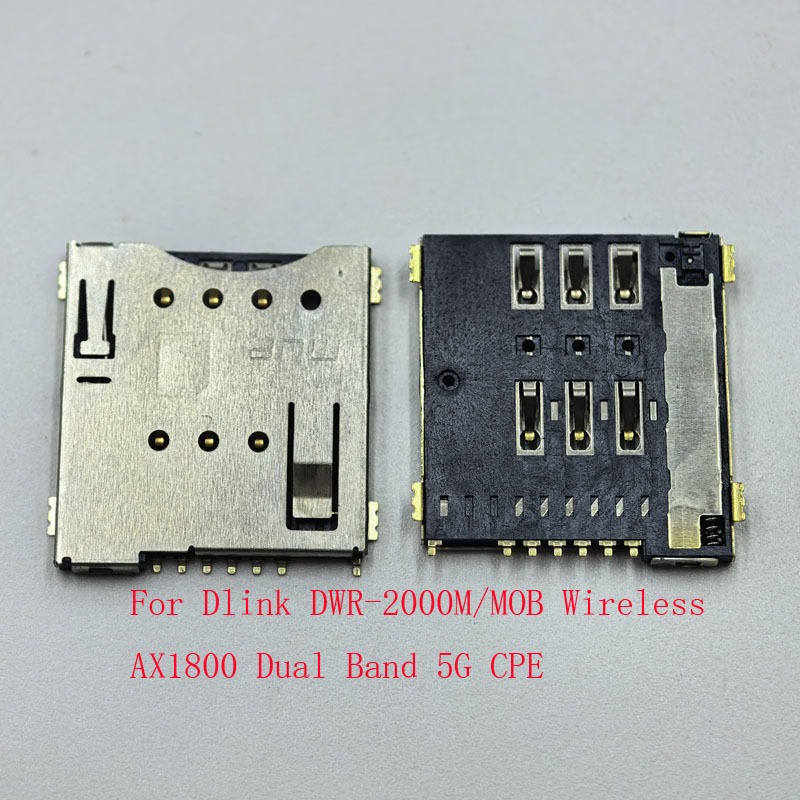 5-20 Pçs Slot Para Cartão Sim Bandeja Conector Plug Roteador Wifi Dlink DWR-2000M/MOB AX1800 Banda Dupla 5G CPE Suporte