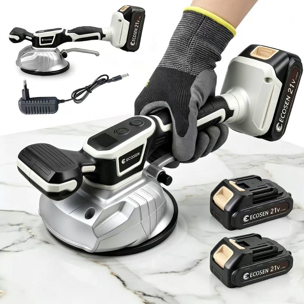 Máquina de ladrilho Assentar Piso sem fio Com 2 Baterias 21V  110v-220v