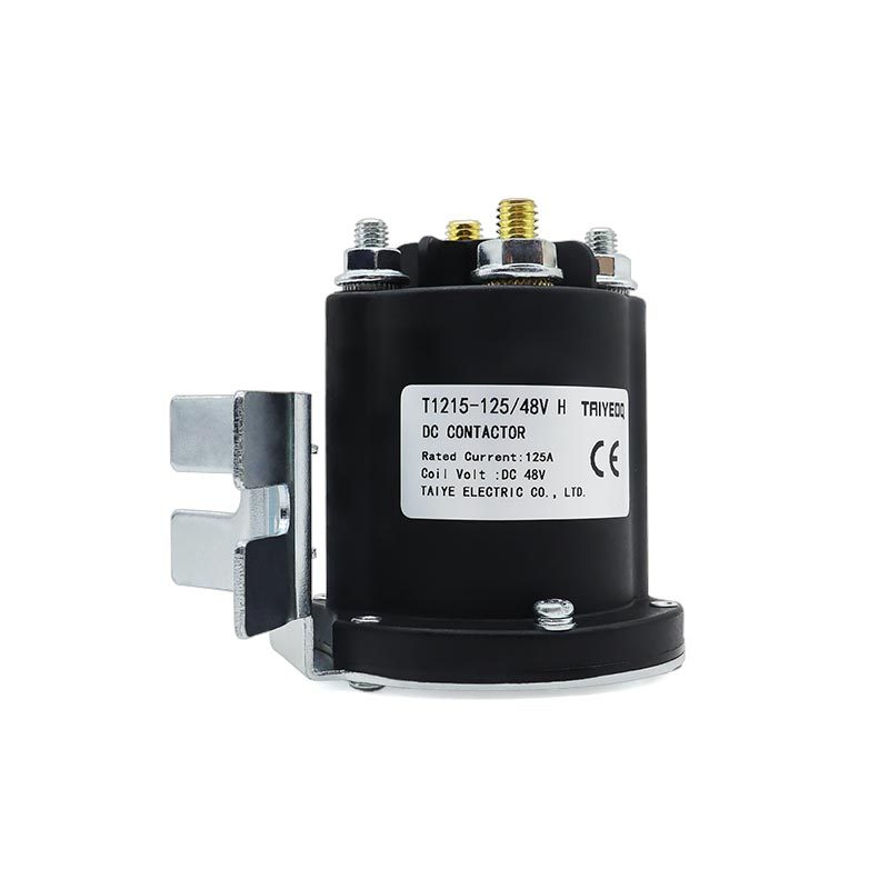 T1215-125 125A DC Contator 12V 24V 48V Bomba Relé Para De Óleo Inicialização Bateria Caminhão Empilhadeira Elétrica