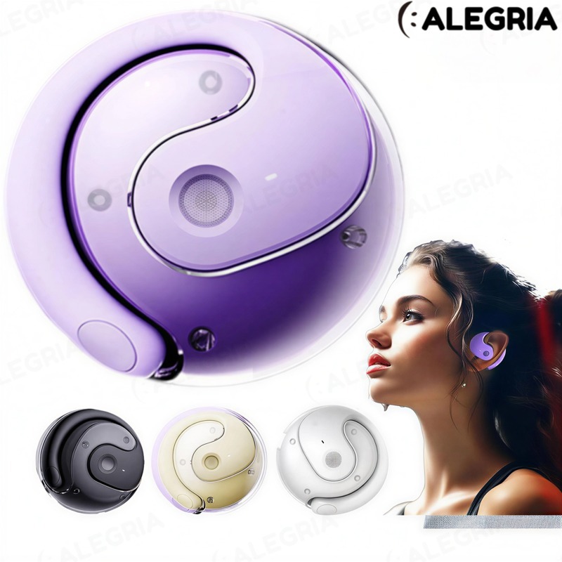 Fone de ouvido Sem fio Bluetooth Suporte Orelha Pendurada Anti-queda TWS Ergonômico-ALE