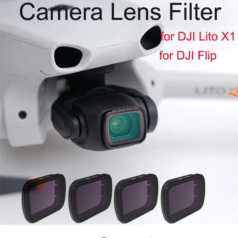 Para DJI Lito X1 Filtro De Lente CPL UV ND8 ND16 ND32 ND64 ND/PL Filtros Leve Câmera Fliter Flip Drone Acessórios