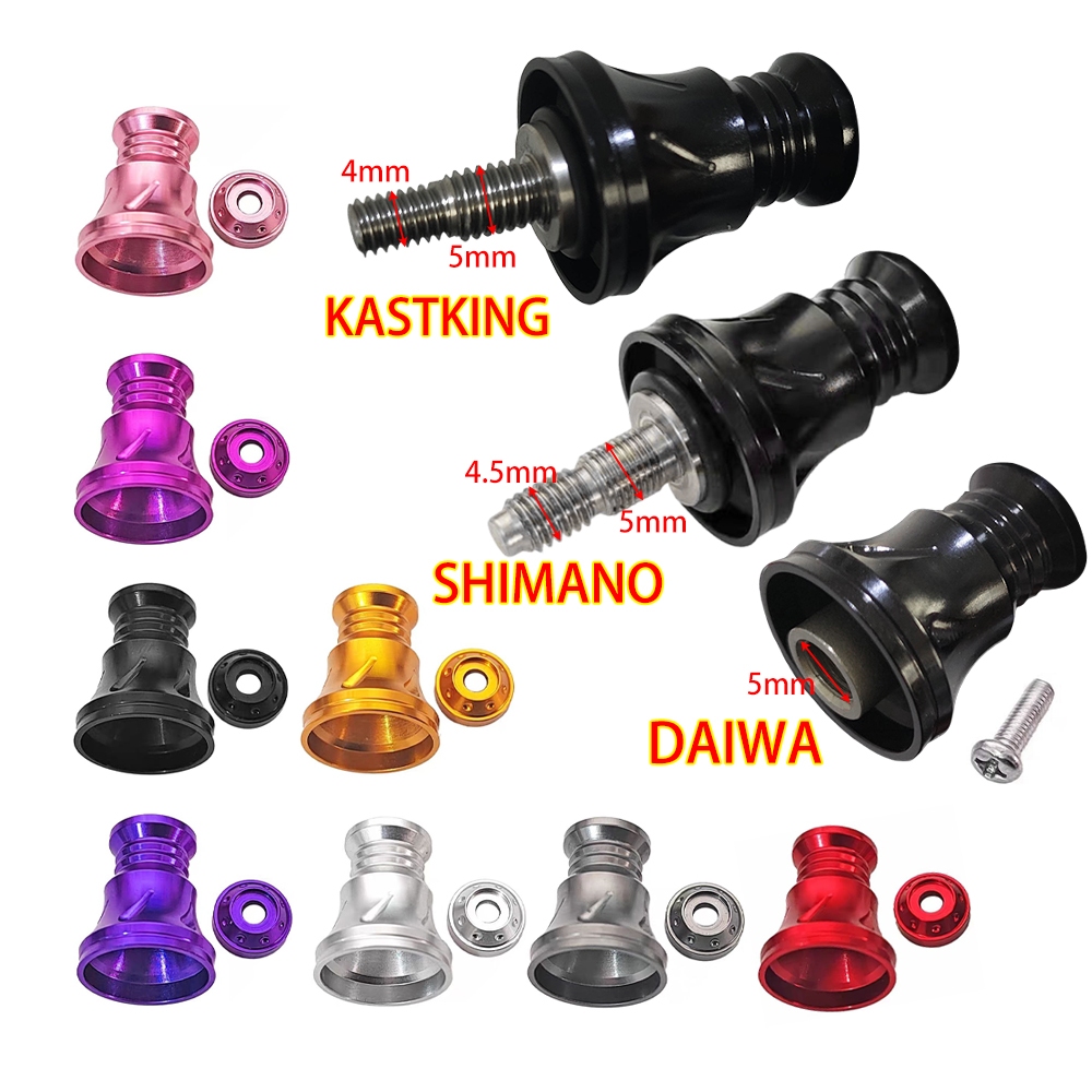 Alça De Carretel De Pesca Peça Sobressalente DAIWA/SHIMANO/KASTKING Substituição Tipo Parafuso Reparo De 5 * 8mm Furo
