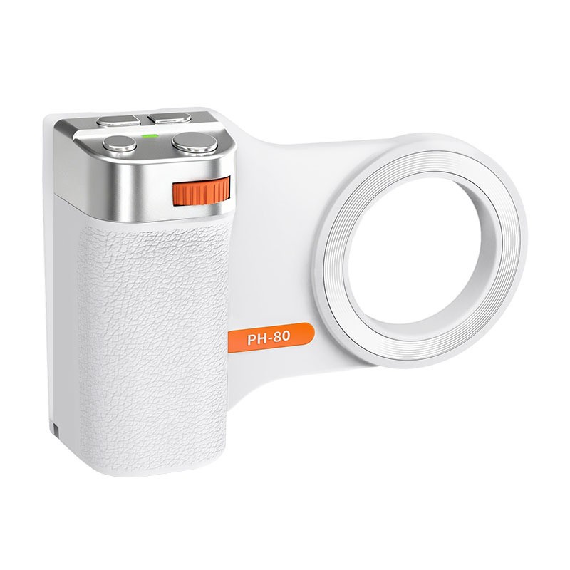 Aperto Magnético Para Filmagem De Câmera De Telefone Com Obturador Remoto Bluetooth Removível E Luz De Preenchimento Tri