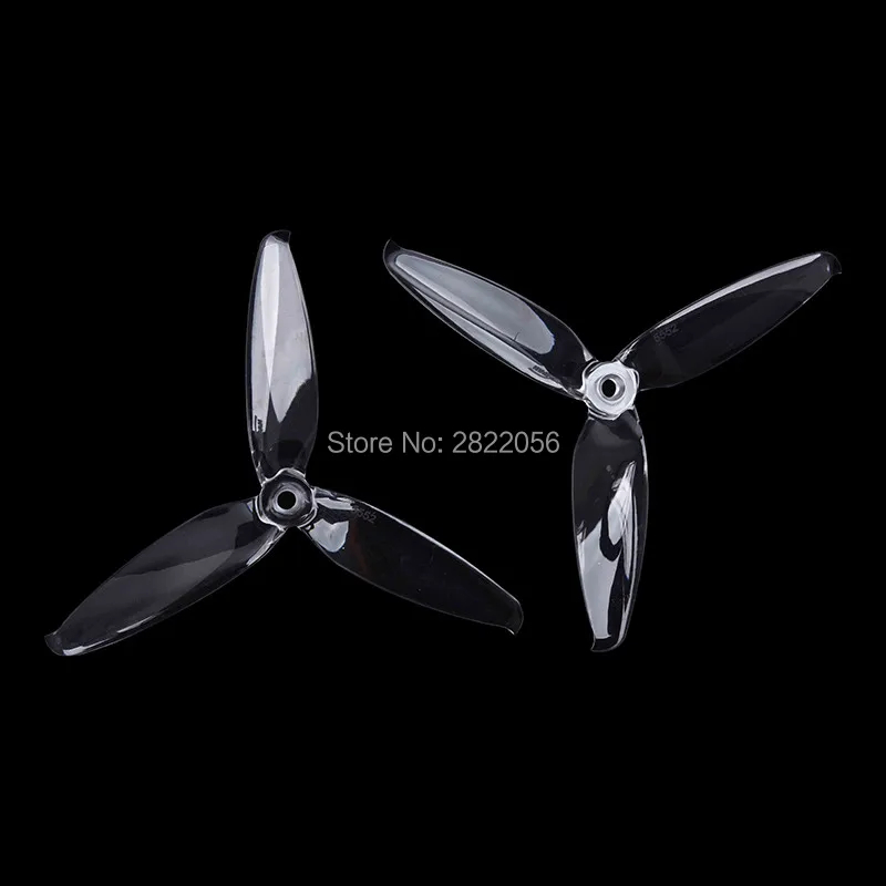 2 Pares 5 Cores Gemfan 5552 5.5x5.2 FPV PC 3 Hélice Prop Blade CW CCW Eixo Através Da Máquina motor Mais Especial 2407