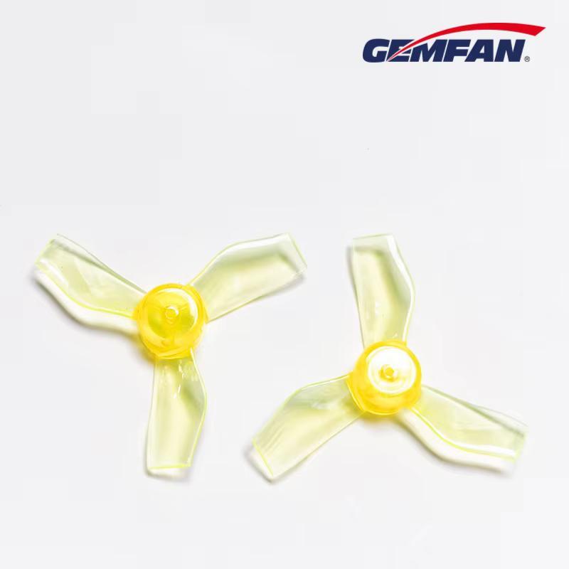 20pares/40peças Hélice Gemfan 1219 31mm 3 Pás Eixo 1.0mm para Motor Hollow Cup Drone FPV Alta Performance e Resistência