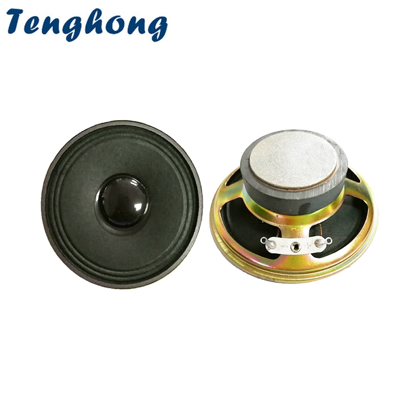 Tenghong 2pcs 3 Polegada 4Ohm 3W Alto-Falante De Gama Completa Externo Magnético Portátil Unidade De Áudio Home Theater