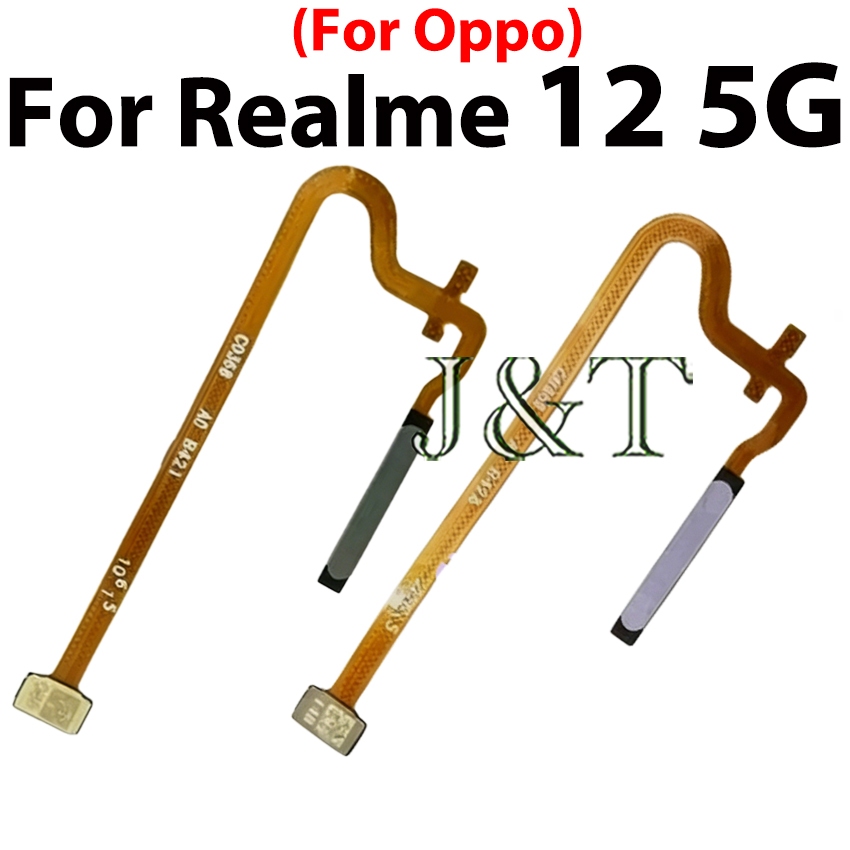 sensor De Impressão Digital Flexível Para Realme 12 5G Botão Liga/Desliga Dedo Toque ID Menu Cabo RMX3999