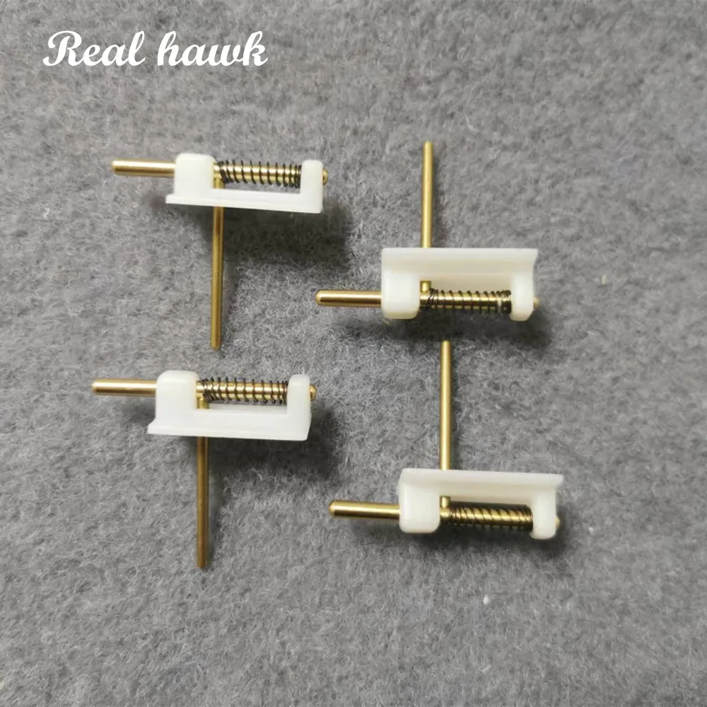 2 Peças Fechadura para Canopy RC Branco Travamento Escotilha Mini Porta Cabine DIY Acessórios Aeromodelo