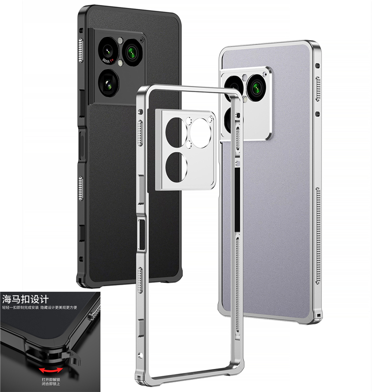 Moldura De Liga De Alumínio Da Moda Para Sony Xperia 1 VIII V III 5G Caso Dissipação De Calor Metal Bumper Protetor De L