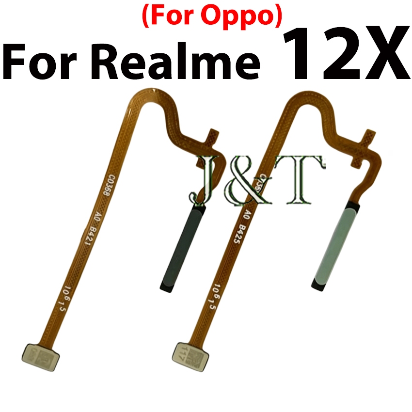 sensor De Impressão Digital Flexível Para Realme 12X RMX3997 Botão Liga/Desliga Dedo Toque ID Menu Cabo