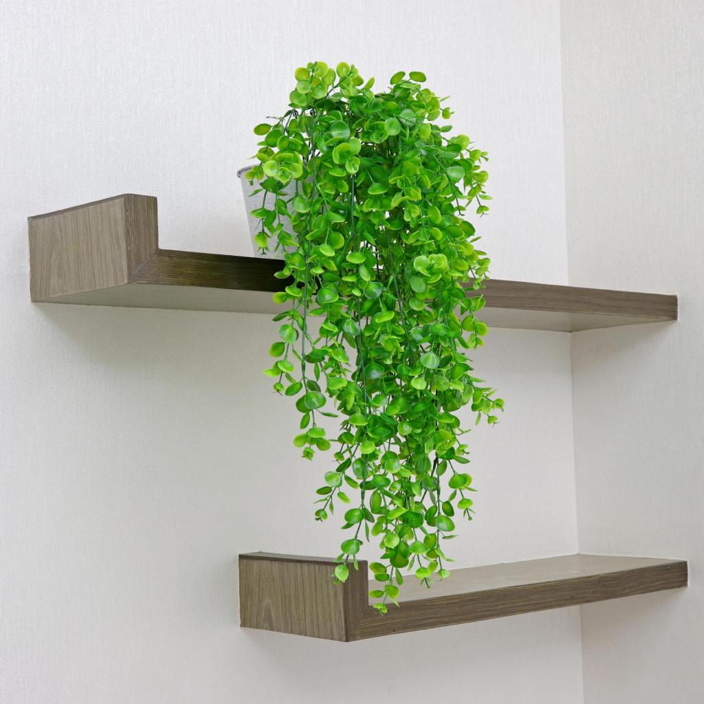 Planta Pendurada Verde Artificial Parede Folhagem Para Decoração 78cm Pendente Artificial