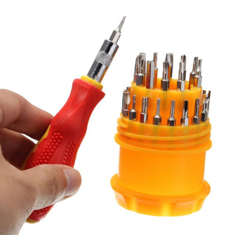 Kit De Mini Bits De Chave De Fenda De Precisão 31 Em 1 , Conjunto Torx Com Phillips , Ferramentas De Reparo De Desmontag