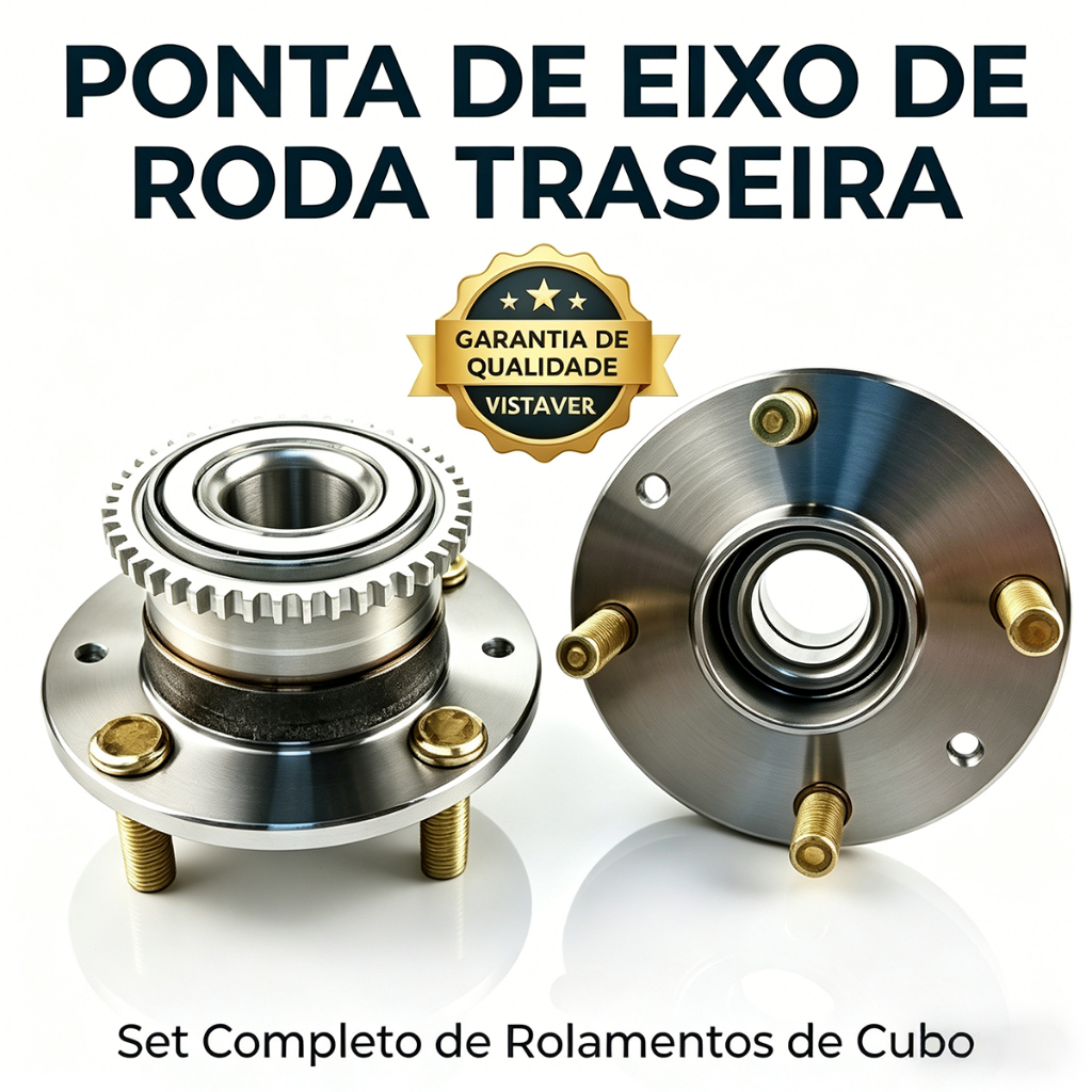 Heyoo x Nayo Adequado para cubo de roda traseira Mazda MX com rolamento para proteger o sistema ABS