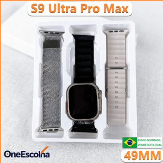 2026 Novo Smartwatch S9 Ultra Max - Chamadas Bluetooth Calculadora IP67 Prova d'água 2.2/…