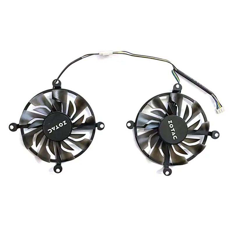 Substituição Do Ventilador cooler De 4 Pinos Para Zotac GTX 1060 GTX960 GTX950 De Refrigeração Da Placa Gráfica 1060 960