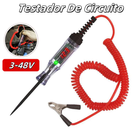 Testador De Circuito De Tensão De Carro Ferramentas Auto 9V-72V Sonda De Diagnóstico Elétricas Caneta De Medição