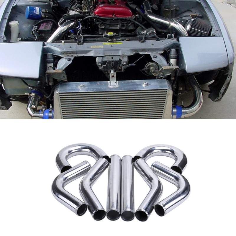 Modificação Automotiva Tubo De Admissão De Liga De Alumínio Universal Adaptador Intercooler De Turbina Multifuncional 50
