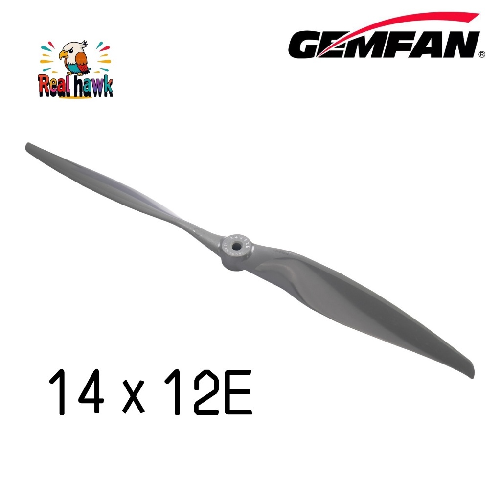 Hélice GEMFAN Vortex 14x12E CCW Fibra de Vidro Nylon - Alto Desempenho p/ ASA Fixa, Drone FPV, Upgrade Leve e Precisão