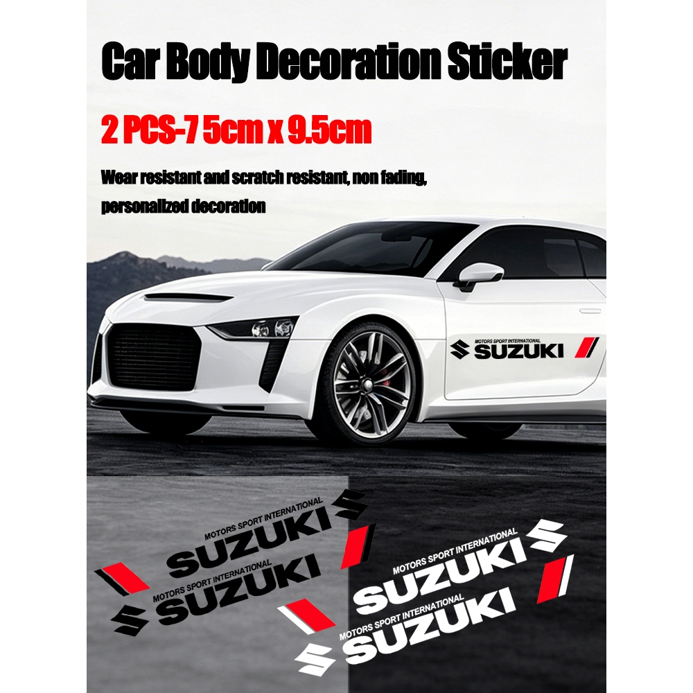 Adequado Para Suzuki Swift Alto Jimny Vitara Carro Corpo Porta Pára-Choques Personalizado Elegante Decalque Adesivos