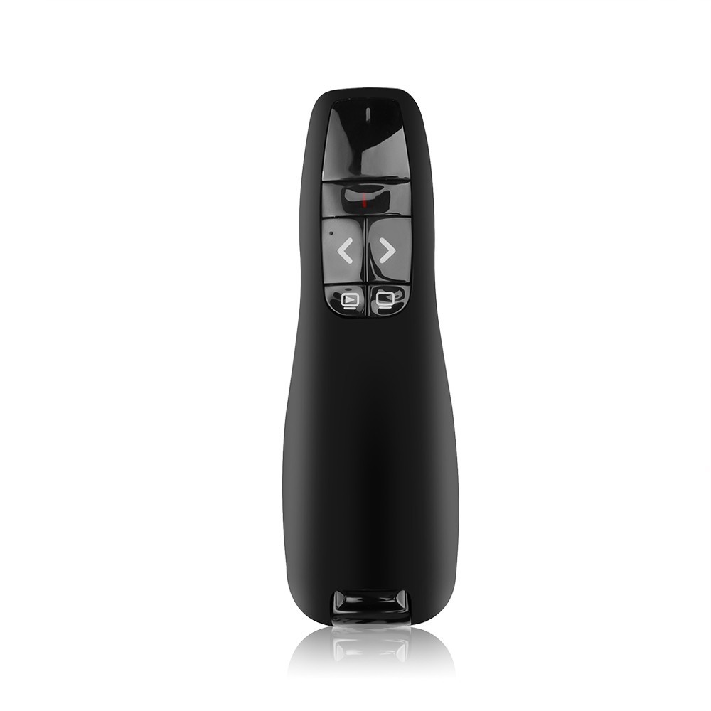 R400 Portátil Sem Fio Apresentador Ponteiro 2.4Ghz USB PPT Laser Vermelho Com Controle Remoto Para Apresentação Powerpoi