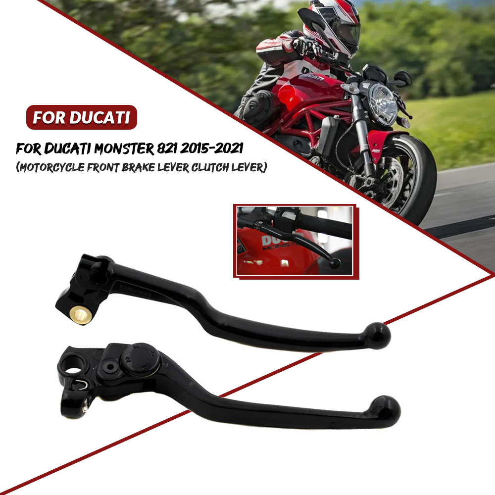Conjunto De Alavanca De Buzina De Controle De Freio E Embreagem Durável Compatível Com Motos Ducati Monster 797 821 Mult