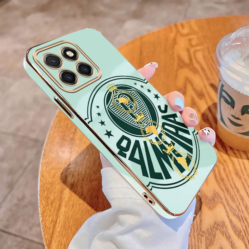 Honor 200 Smart X7C Palmeiras Phone Case Soft Banhado Borda Capa À Prova De Choque