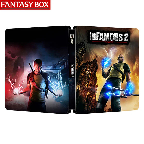 Caixa De Aço inFamous 2 Retro US Edition | Fantasia