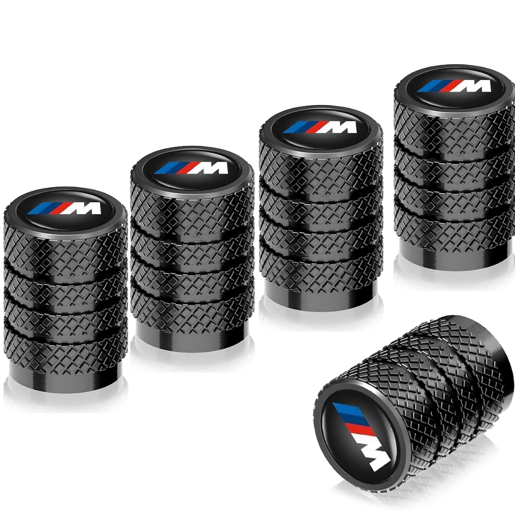 5 Peças De Tampas De Válvula De Carro Compatíveis Com BMW Sports , Alumínio Vedações Para Pressão Consistente Dos Pneus