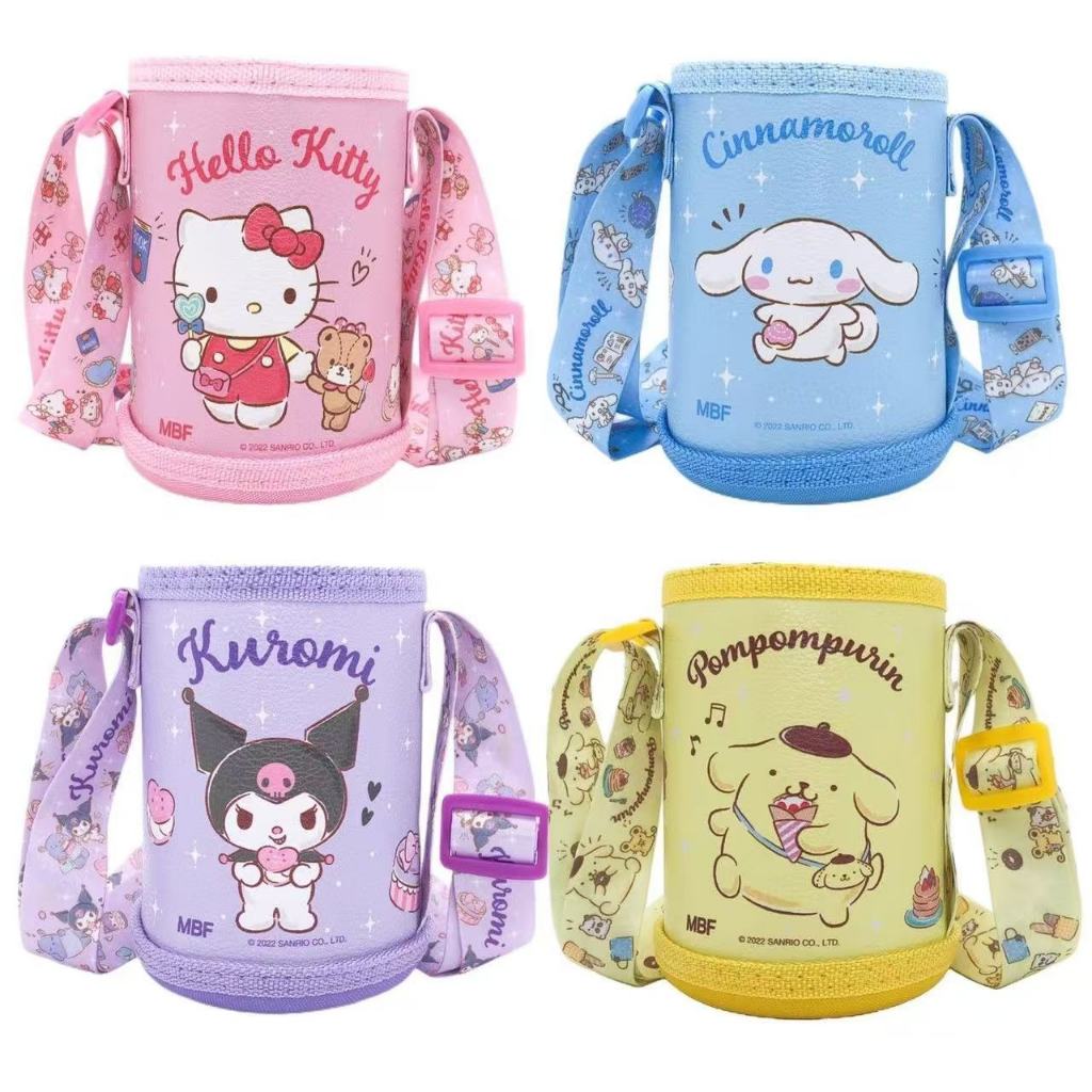 Manga Térmica Para Garrafa De Água Kitty Cat Kuromi-Capa Protetora Anti-Queda , Alça Crossbody Ajustável , Ajuste Univer