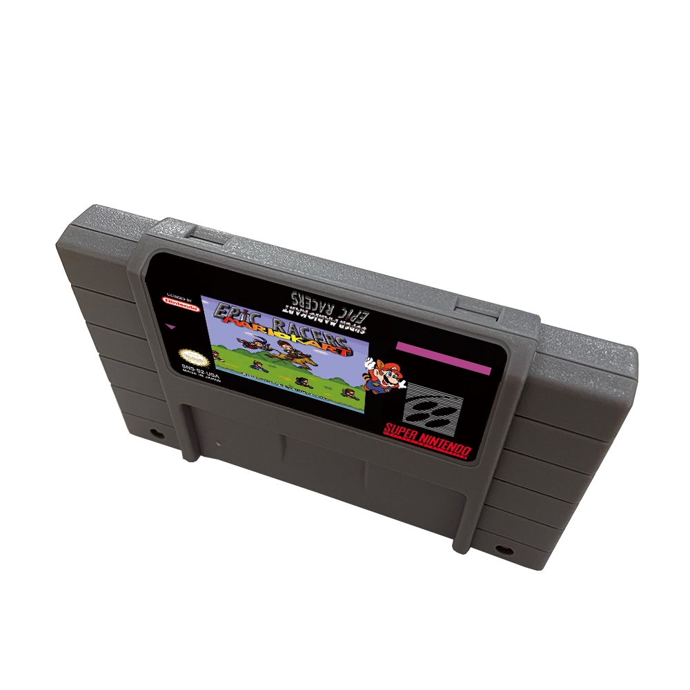 Mario Kart Epic Racers-Cartucho De Jogo SNES Para Console De Jogos Super Famicom-NTSC-U