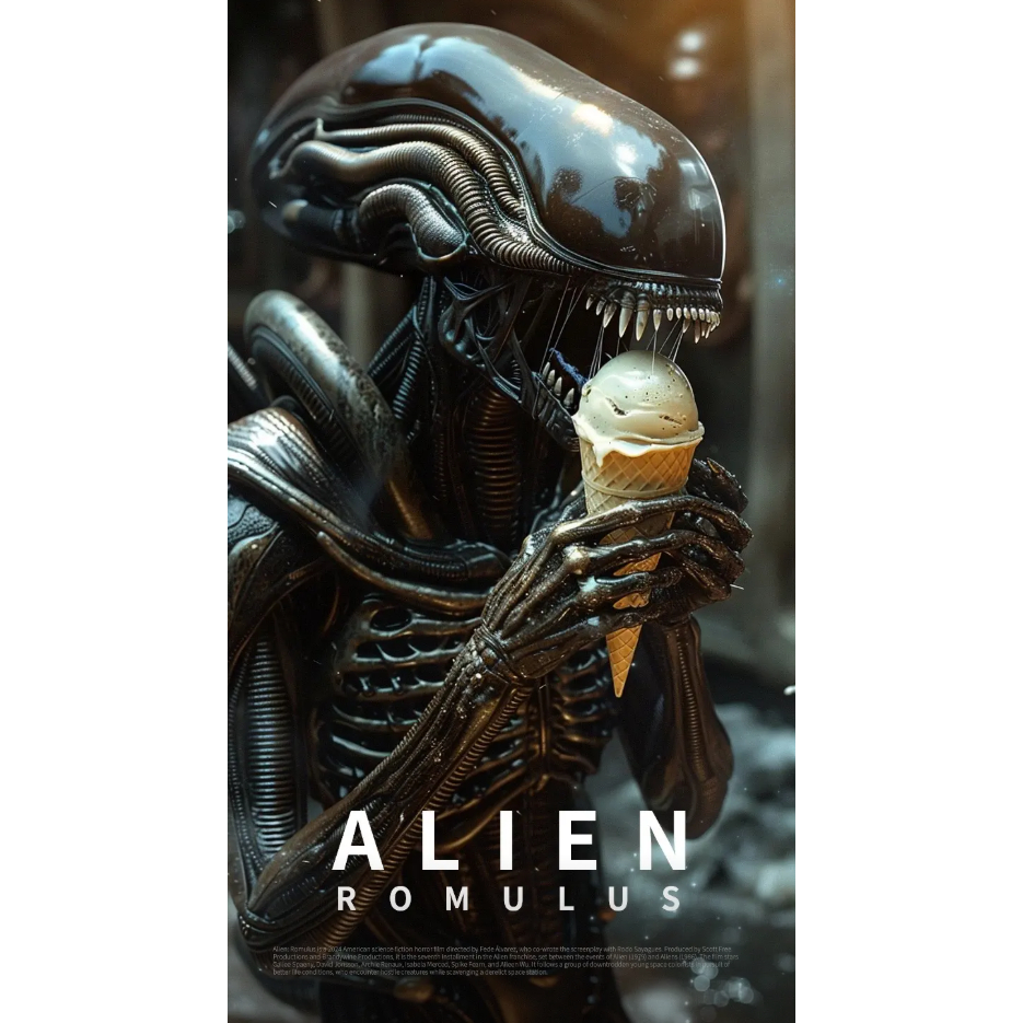 NECA NECA Alien Alien Novo Filme Romulus 33cm Modelo Móvel