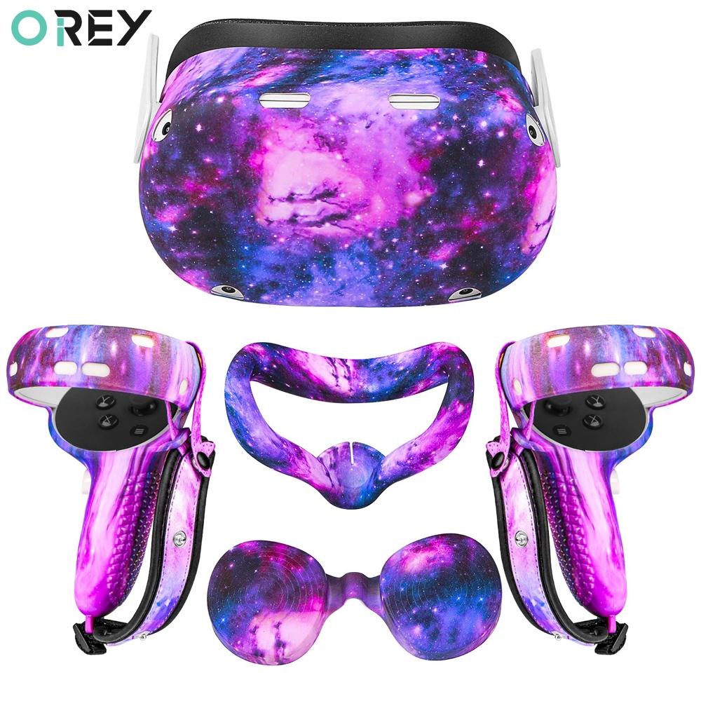 Capa Protetora De Silicone Para Oculus Quest 2 , Não Inclui Óculos De VR Realidade Virtual Quest2 Fone De Ouvido Facial Almofada Os Olhos Grip Acessórios