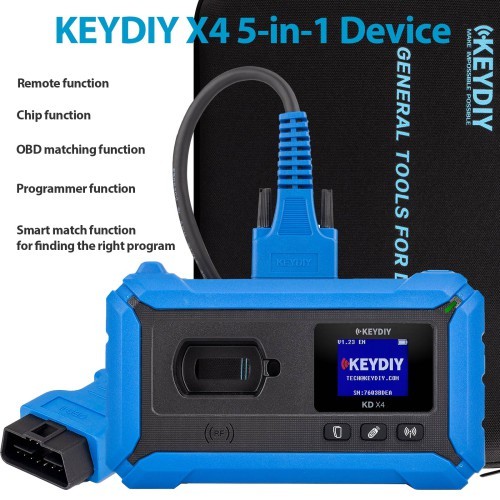 KEYDIY KD-X4 KDX4 5 Em 1 Programador Chave Combina Max , Mate E Mini Prog Suporta MQB48 Mbqb49 5C 5D MLB BMW BDC2 BDC3 B
