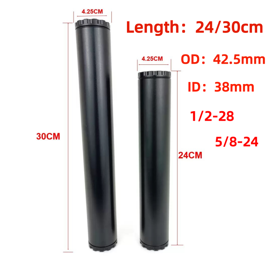 Acessórios para filtro de combustível, tubo de alumínio NAPA do filtro de óleo 24cm 30cm 5/8-24 1/2-28 (tubo oco sem ele
