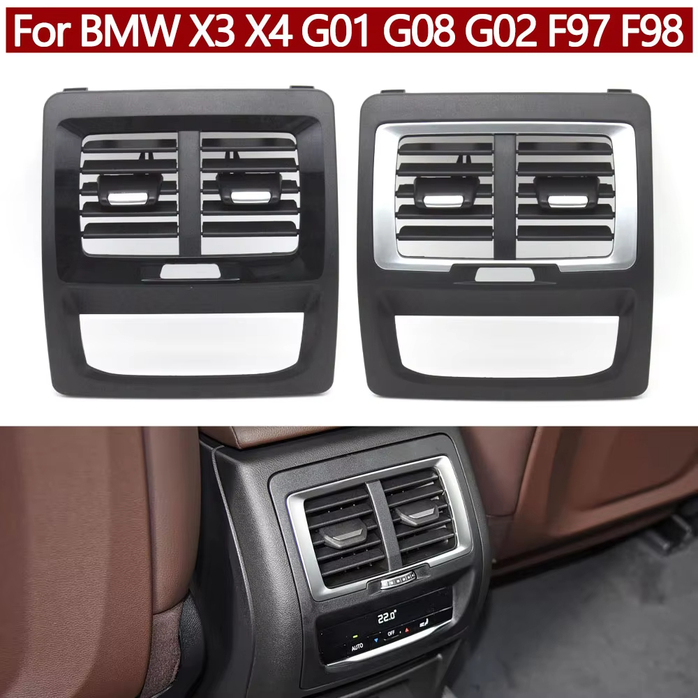 Console Central Traseiro Do Carro Ar Condicionado AC Ventilação Grade Externa Painel De Cobertura Para BMW G01 G08 G02 F