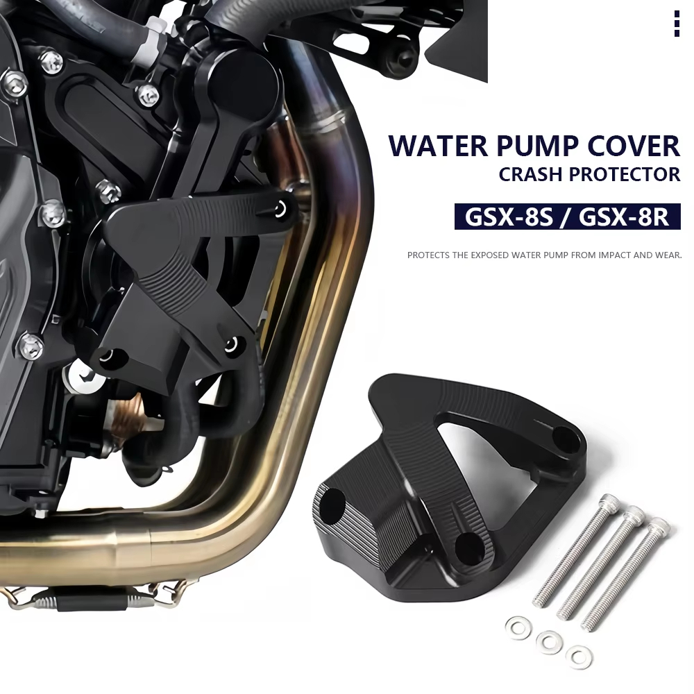 Para Suzuki GSX 8S 2023-2026 8R 2024 Motocicleta Bomba De Água Acidente Protetor Capa Caso Do Motor Guarda GXS-8S-8R GXS