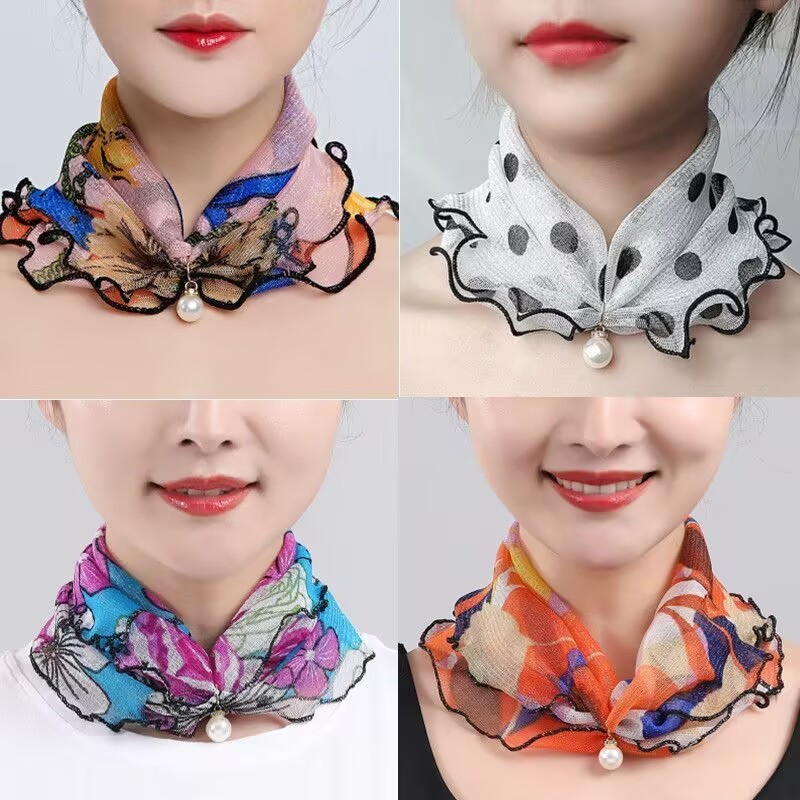 Protetor Solar De Malha Edição Coreana Capa De Cabeça , Lenço De Pescoço , Design Fino , Moda Verão Decorativo Versátil