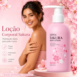 LAIKOU Cherry Blossoms Loção Corporal Iluminar O Tom Da Pele Hidratante Suavizante Creme Cuidados Com A 120g/200g