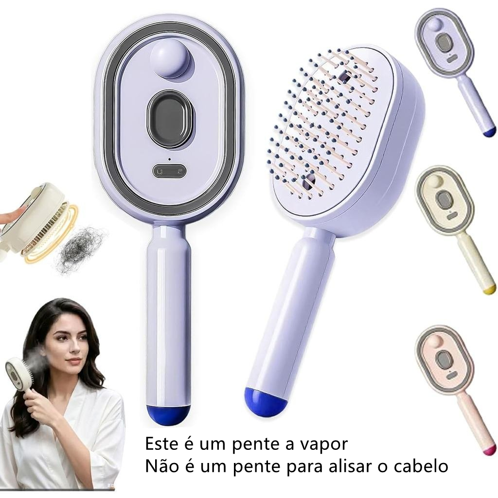 Spray Elétrico 3 Em 1 E Escova De Cabelo De Massagem , Pente Com Almofada De Ar