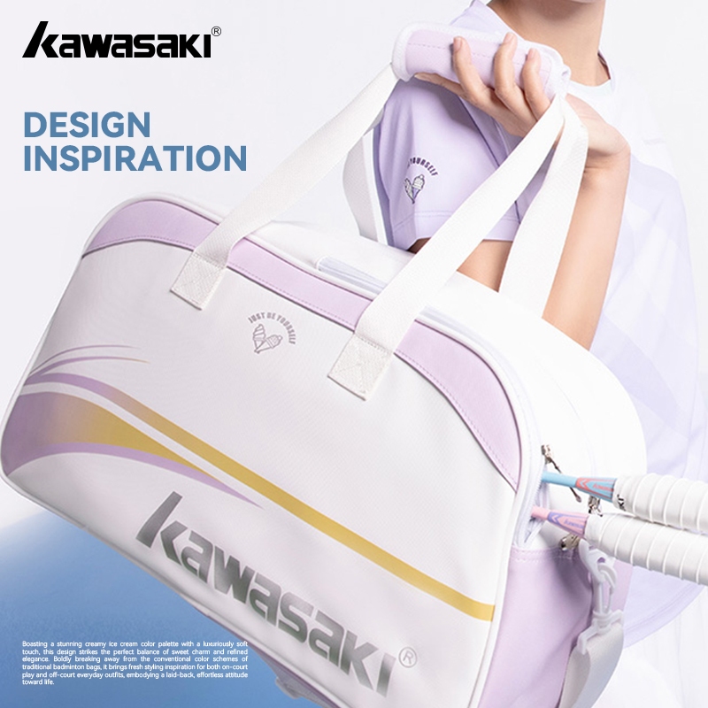 Kawasaki Esportes Pickleball/Badminton/Tênis Sacos Raquete Deve Saco Esportivo Portátil K1C00-B8131