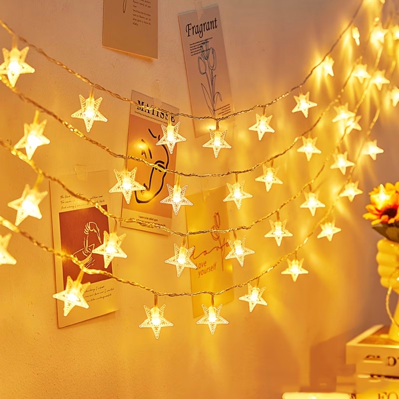 Pisca Pisca Estrela LED A Pilha 1.5/3/6/10M Decoracao Natal E Festas
