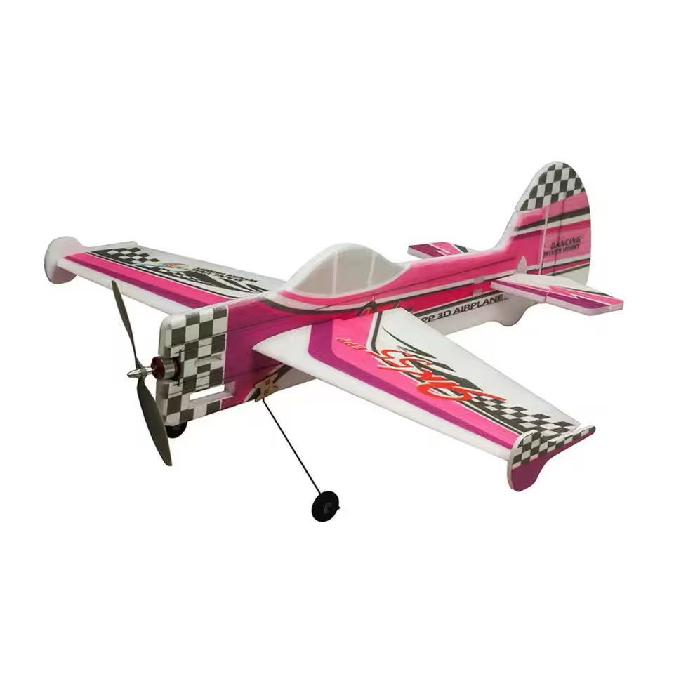 Avião RC Real Hawk YAK55 EPP 800mm - Kit 3D Acrobático para Iniciantes Montagem Fácil Alta Resistência e Durabilidade