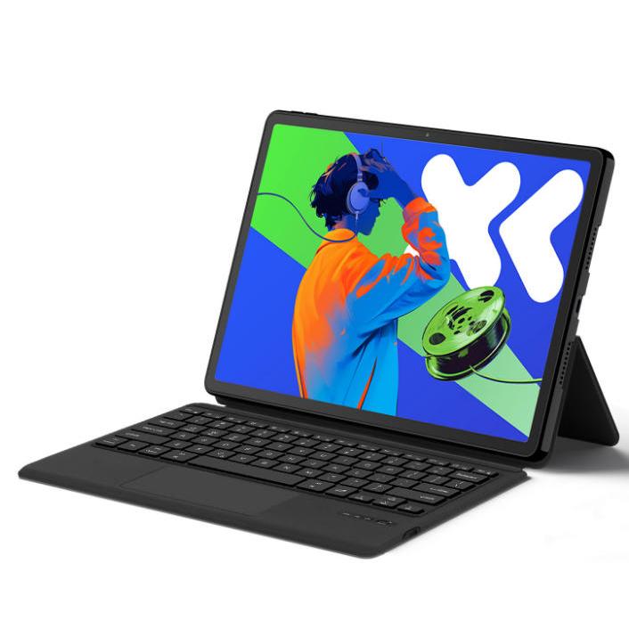 Adequado para Lenovo 2025 Shin-Chan Pad Pro Tablet teclado caso de couro 42cm Bluetooth teclado integrado caso de couro
