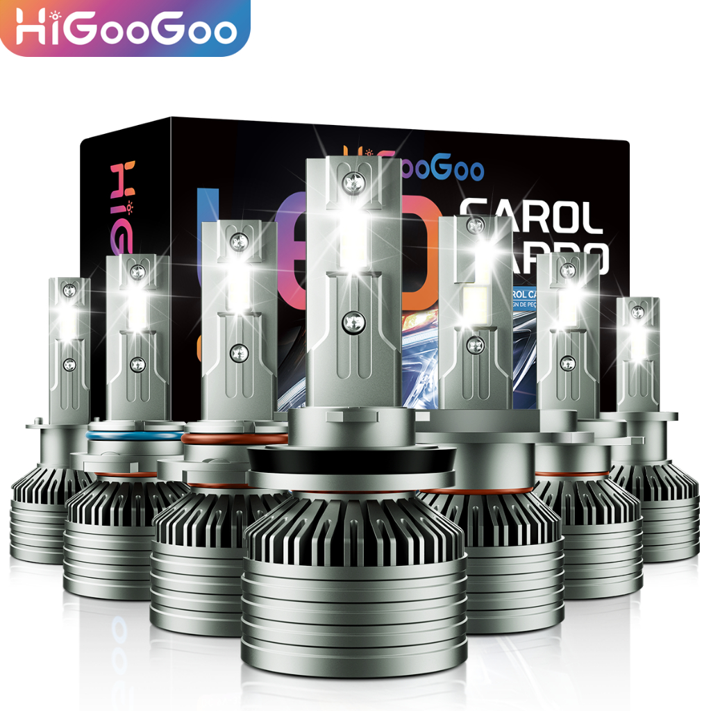 HiGooGoo 30000LM 150W G50 Farol De Led Lâmpadas Luz Para Carro Led 150W H1 H3 H4 H7 H8 /H9/H11 H27 HB3 HB4 6500K