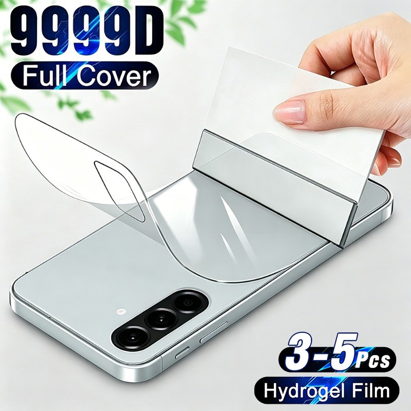 Kit 5/Kit 3 Película Traseira Gel Flexível Para Samsung Galaxy A15 A25 A35 A55 A16 A26 A36 A56 A17 A27 A37 A57 A06 A07