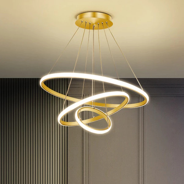 3 Cores em 1 luz Lustre Para Sala Lustre Pendente Cozinha Luminária de Teto Led Nordic Moderno Decoração Para Sala~
