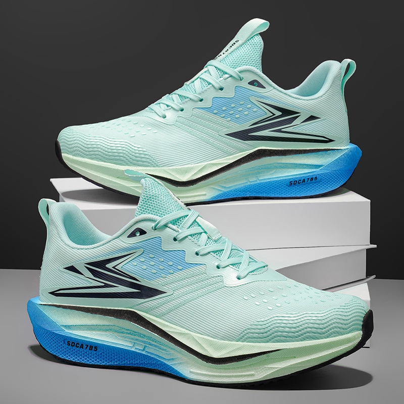 Pipoca ultra Leve Placa De Carbono Esportes E Lazer , Tênis De Corrida Elásticos , Sapatos Da Moda Para Casais